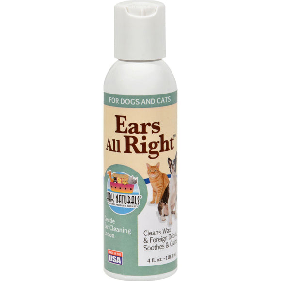 Ark Naturals Ears All Right Cleaning Lotion - 4 Fl Oz - Vita-Shoppe.com
