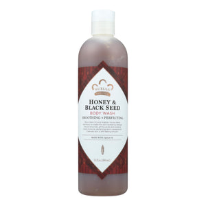 Nubian Heritage Body Wash Honey And Black Seed - 13 Fl Oz - Vita-Shoppe.com