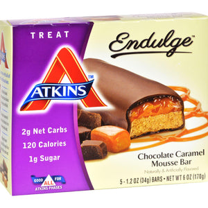 Atkins Endulge Bar Chocolate Caramel Mousse - 5 Bars - Vita-Shoppe.com