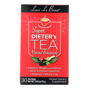 Laci Le Beau Super Dieter's Tea All Natural Botanicals - 30 Tea Bags - Vita-Shoppe.com