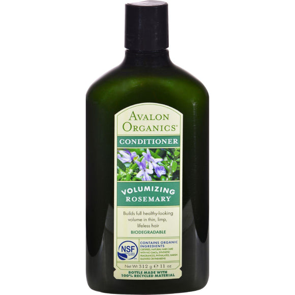 Avalon Organics Volumizing Conditioner With Wheat Protein And Babassu Oil Rosemary - 11 Fl Oz - Vita-Shoppe.com
