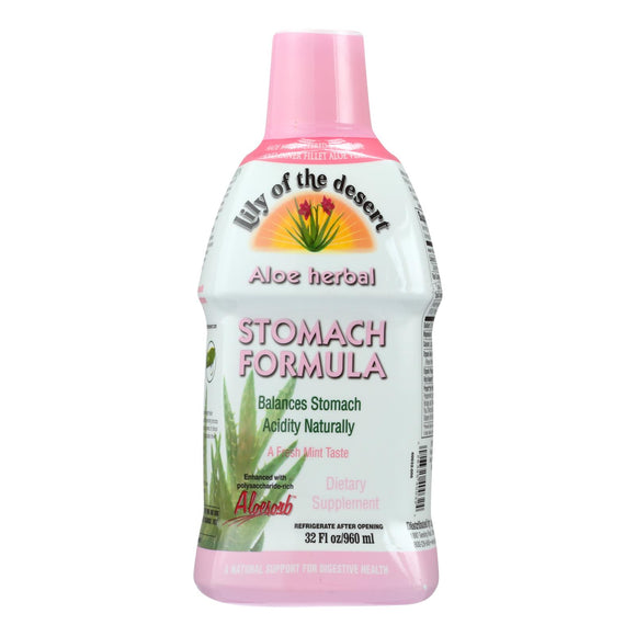 Lily Of The Desert - Aloe Herbal Stomach Formula Fresh Mint - 32 Fl Oz - Vita-Shoppe.com