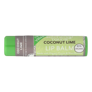 Soothing Touch Lip Balm - Organic Coconut Lime - Case Of 12 - .25 Oz - Vita-Shoppe.com