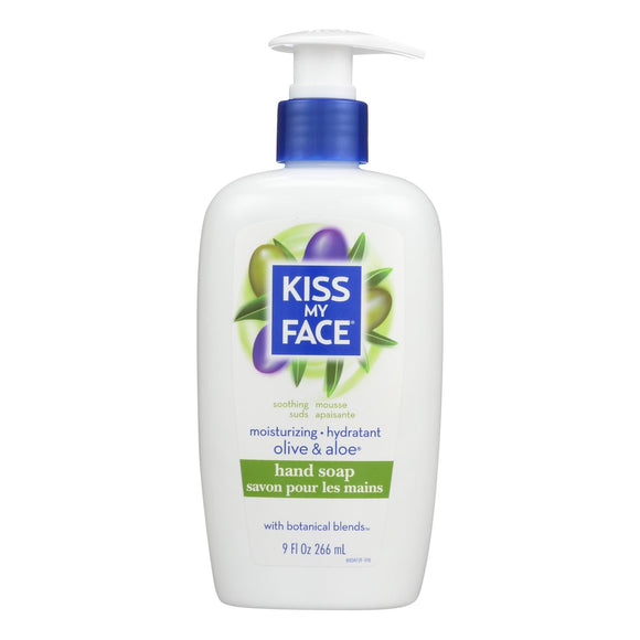 Kiss My Face Moisture Soap Olive And Aloe - 9 Fl Oz - Vita-Shoppe.com