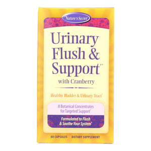 Nature's Secret Urinary Cleans And Flush With Cranberry Extract - 60 Capsules - Vita-Shoppe.com