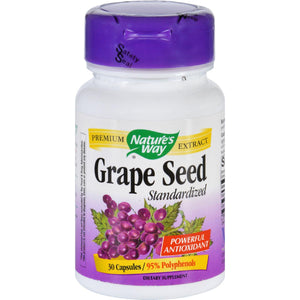 Nature's Way Grape Seed Standardized - 30 Capsules - Vita-Shoppe.com