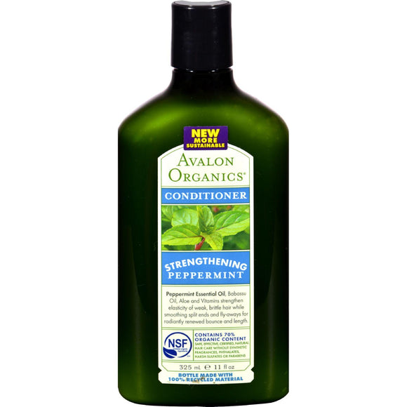 Avalon Organics Revitalizing Conditioner With Babassu Oil Peppermint - 11 Fl Oz - Vita-Shoppe.com