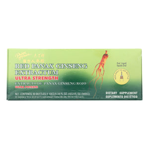 Prince Of Peace Red Panax Ginseng Extractum Ultra Strength - 30 Vials - Vita-Shoppe.com