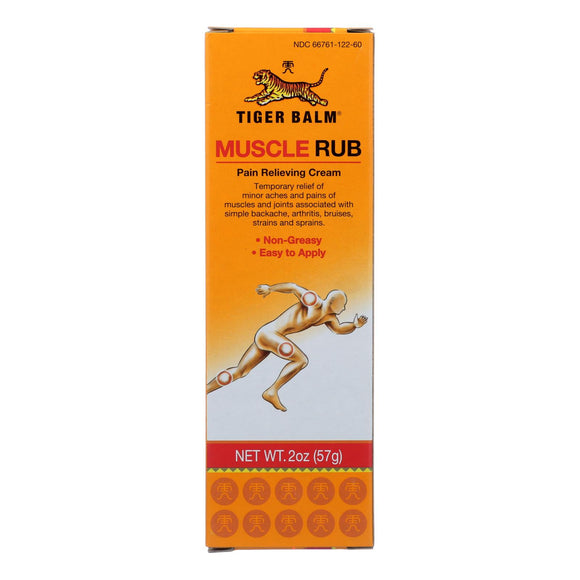 Tiger Balm Fast Relief Muscle Rub Topical Analgesic Cream - 2 Oz - Vita-Shoppe.com