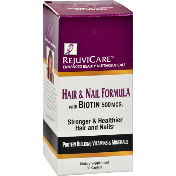 Rejuvicare Hair And Nail Formula - 30 Caplets - Vita-Shoppe.com