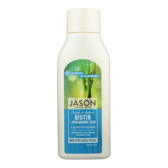 Jason Conditioner Natural Restorative Biotin - 16 Fl Oz - Vita-Shoppe.com