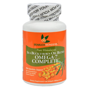 Seabuck Wonders Sea Buckthorn Omega 7 Complete - 500 Mg - 60 Softgels - Vita-Shoppe.com