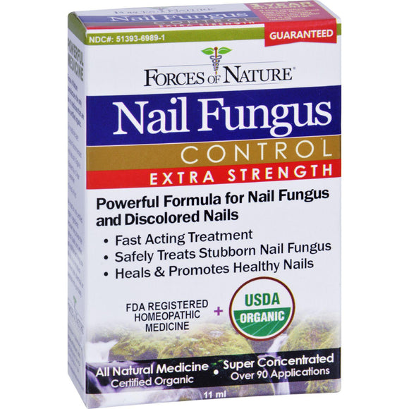 Forces Of Nature Organic Nail Fungus Control - Extra Strength - 11 Ml - Vita-Shoppe.com