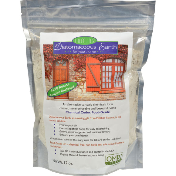 Lumino Diatomaceous Earth For Your Home - 12 Oz - Vita-Shoppe.com