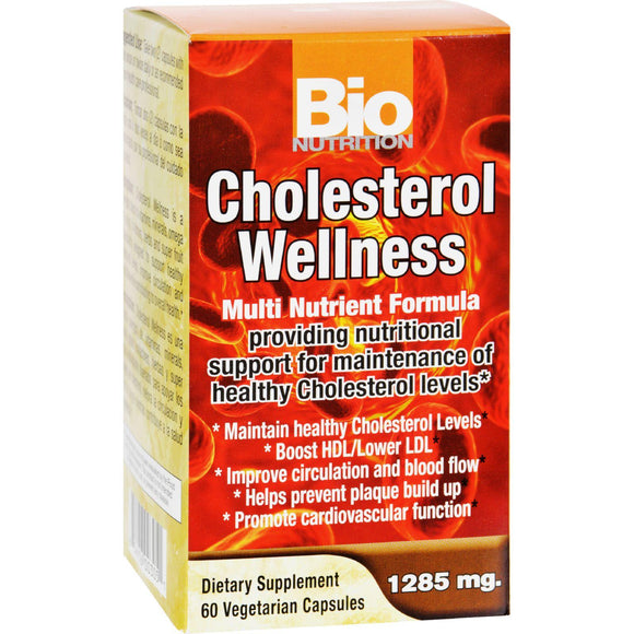 Bio Nutrition Cholesterol Wellness - 60 Vegetarian Capsules - Vita-Shoppe.com