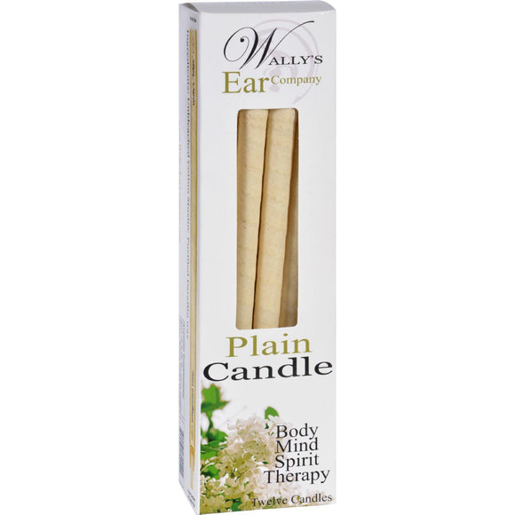 Wally's Candle - Plain - 12 Candles - Vita-Shoppe.com