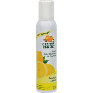 Citrus Magic Natural Odor Eliminating Air Freshener - Tropical Lemon - 3.5 Fl Oz - Vita-Shoppe.com