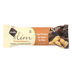 Nugo Nutrition Bar - Slim - Roasted Peanut - 1.59 Oz Bars - Case Of 12 - Vita-Shoppe.com