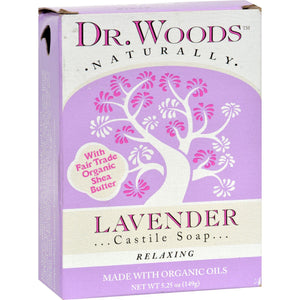 Dr. Woods Castile Bar Soap Lavender - 5.25 Oz - Vita-Shoppe.com
