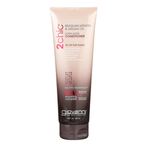 Giovanni 2chic Ultra-sleek Conditioner With Brazilian Keratin And Argan Oil - 8.5 Fl Oz - Vita-Shoppe.com