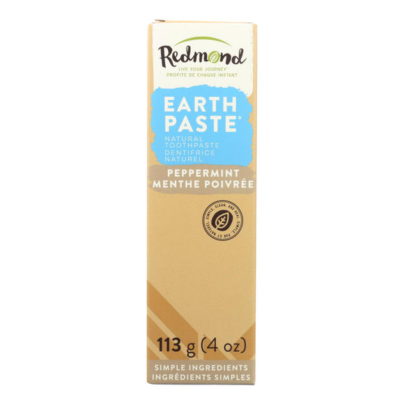 Redmond Trading Company Earthpaste Natural Toothpaste Peppermint - 4 Oz - Vita-Shoppe.com