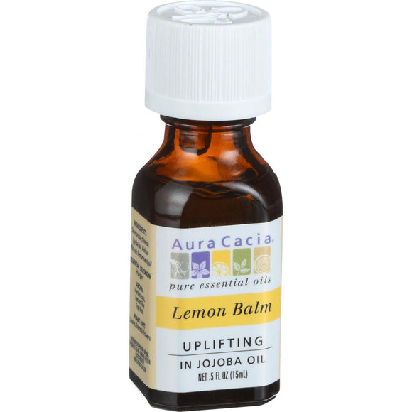 Aura Cacia Precious Essentials - Lemon Balm - .5 Oz - Vita-Shoppe.com