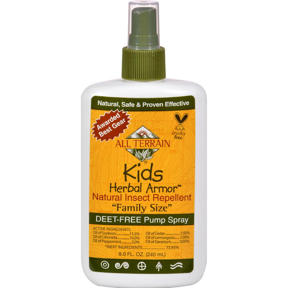 All Terrain Herbal Armor Natural Insect Repellent - Kids - Family Sz - 8 Oz - Vita-Shoppe.com