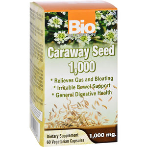 Bio Nutrition Caraway Seed 1 000 Mg - 1000 Mg - 60 Vegetarian Capsules - Vita-Shoppe.com