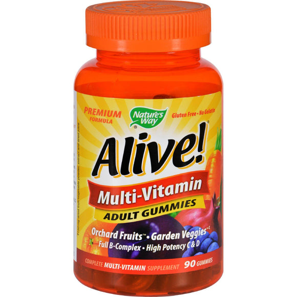 Nature's Way Alive Multi-vitamin Adult Gummies - 90 Gummies - Vita-Shoppe.com