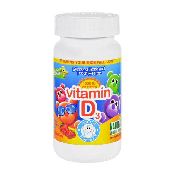 Yum V's Vitamin D Jellies Yummy Berry - 60 Chewables - Vita-Shoppe.com