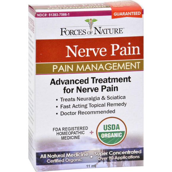 Forces Of Nature Organic Nerve Pain Management - 11 Ml - Vita-Shoppe.com