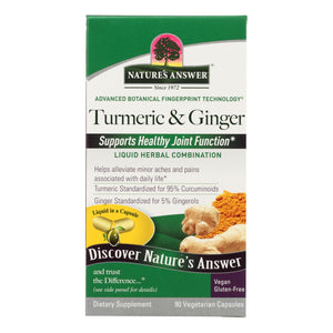 Nature's Answer - Extractacaps Turmeric And Ginger - 90 Veggie Caps - Vita-Shoppe.com