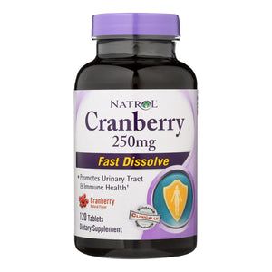 Natrol Cranberry Fast Dissolve - 250 Mg - 120 Tablets - Vita-Shoppe.com