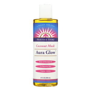 Heritage Products Aura Glow Massage Lotion Coconut - 8 Fl Oz - Vita-Shoppe.com