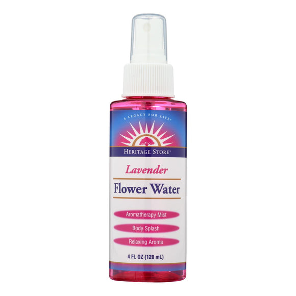 Heritage Products Flower Water Lavender - 4 Fl Oz - Vita-Shoppe.com