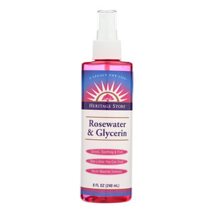 Heritage Products Rosewater And Glycerin - 8 Fl Oz - Vita-Shoppe.com