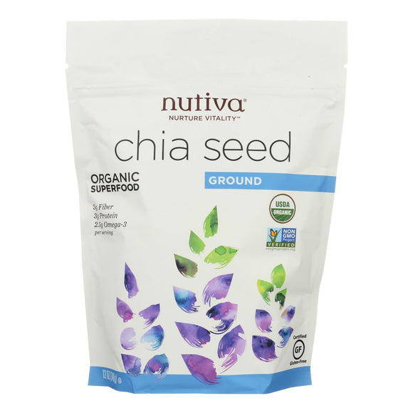Nutiva Organic Milled Chia Seeds - 14 Oz - Vita-Shoppe.com