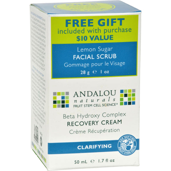 Andalou Naturals Clarifying Clear Overnight Recovery Cream - 1.7 Fl Oz - Vita-Shoppe.com