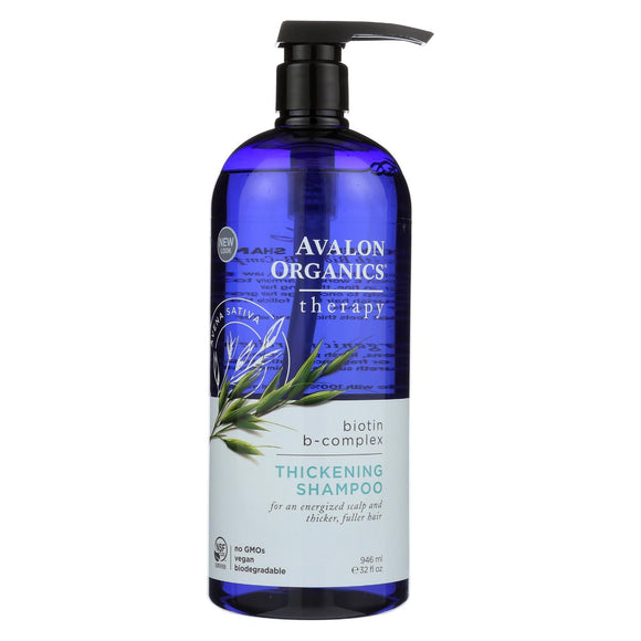 Avalon Shampoo - Organic Biotin-b Complex - 32 Oz - Vita-Shoppe.com