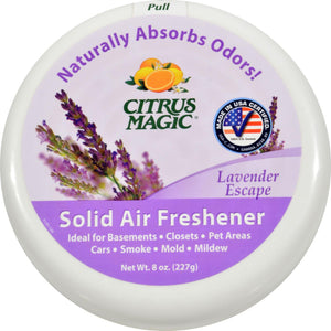 Citrus Magic Odor Absorber - Solid Lavender - Case Of 6 - 8 Oz - Vita-Shoppe.com