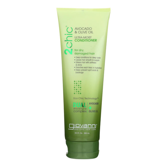 Giovanni Hair Care Products Conditioner - 2chic Avocado And Olive Oil - 8.5 Oz - Vita-Shoppe.com