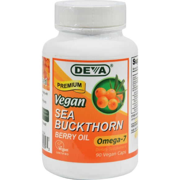 Deva Vegan Vitamins - Sea Buckthorn Oil Vegan - 90 Vegan Capsules - Vita-Shoppe.com