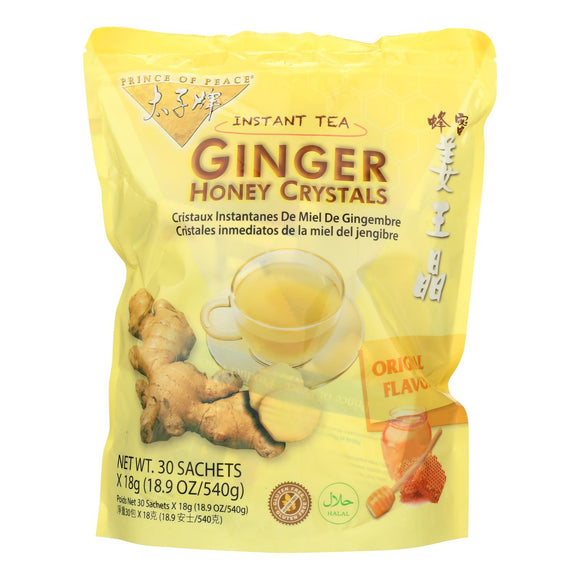 Prince Of Peace Ginger Honey Crystals - 30 Count - Vita-Shoppe.com