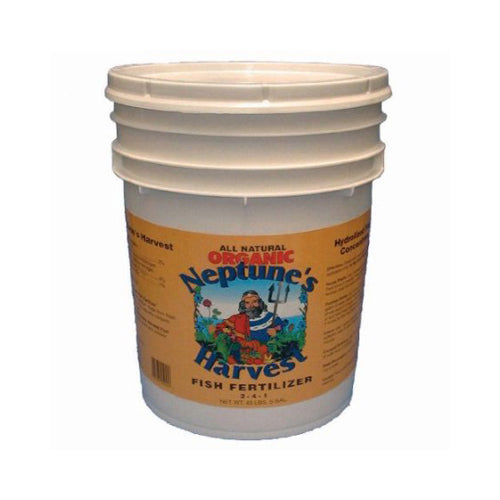 Neptune's Harvest Fish Fertilizer - Orange Label - 5 Gallon - Vita-Shoppe.com