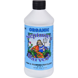 Neptune's Harvest Fish And Seaweed Fertilizer Blend - Blue Label - 18 Oz - Vita-Shoppe.com