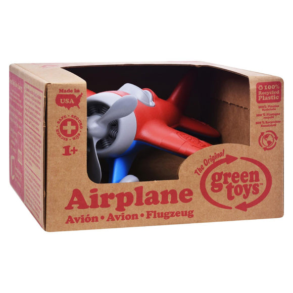 Green Toys Airplane - Red - Vita-Shoppe.com