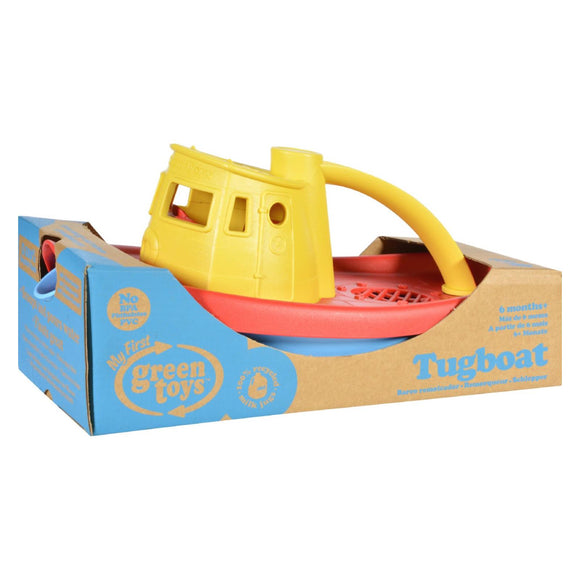 Green Toys Tug Boat - Yellow - Vita-Shoppe.com