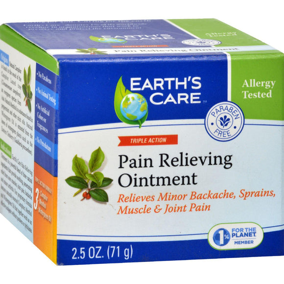 Earth's Care Pain Relieving Ointment - 2.5 Oz - Vita-Shoppe.com