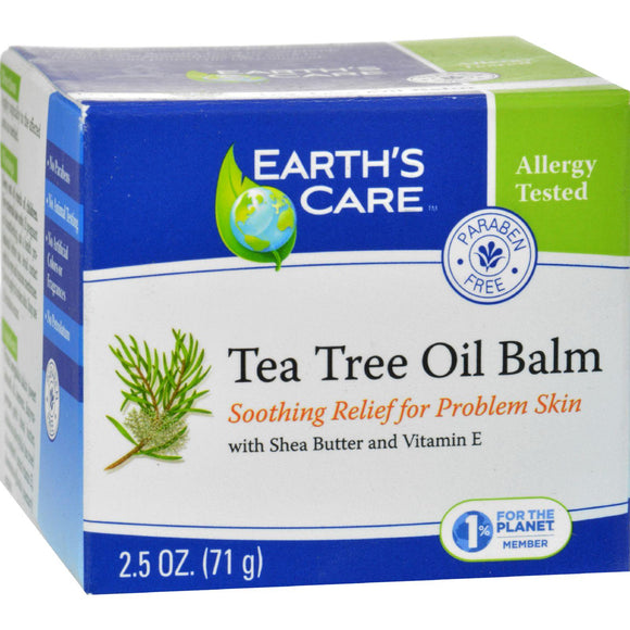 Earth's Care Tea Tree Oil Balm - 2.5 Oz - Vita-Shoppe.com