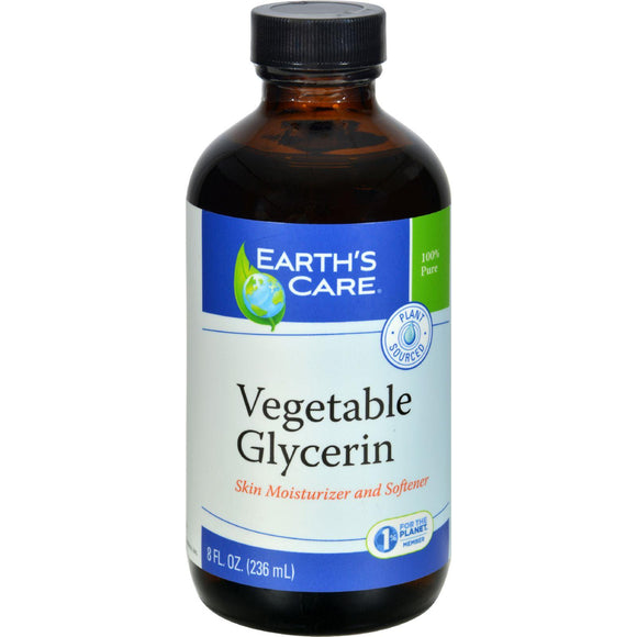 Earth's Care 100% Natural Vegan Glycerin - 8 Fl Oz - Vita-Shoppe.com